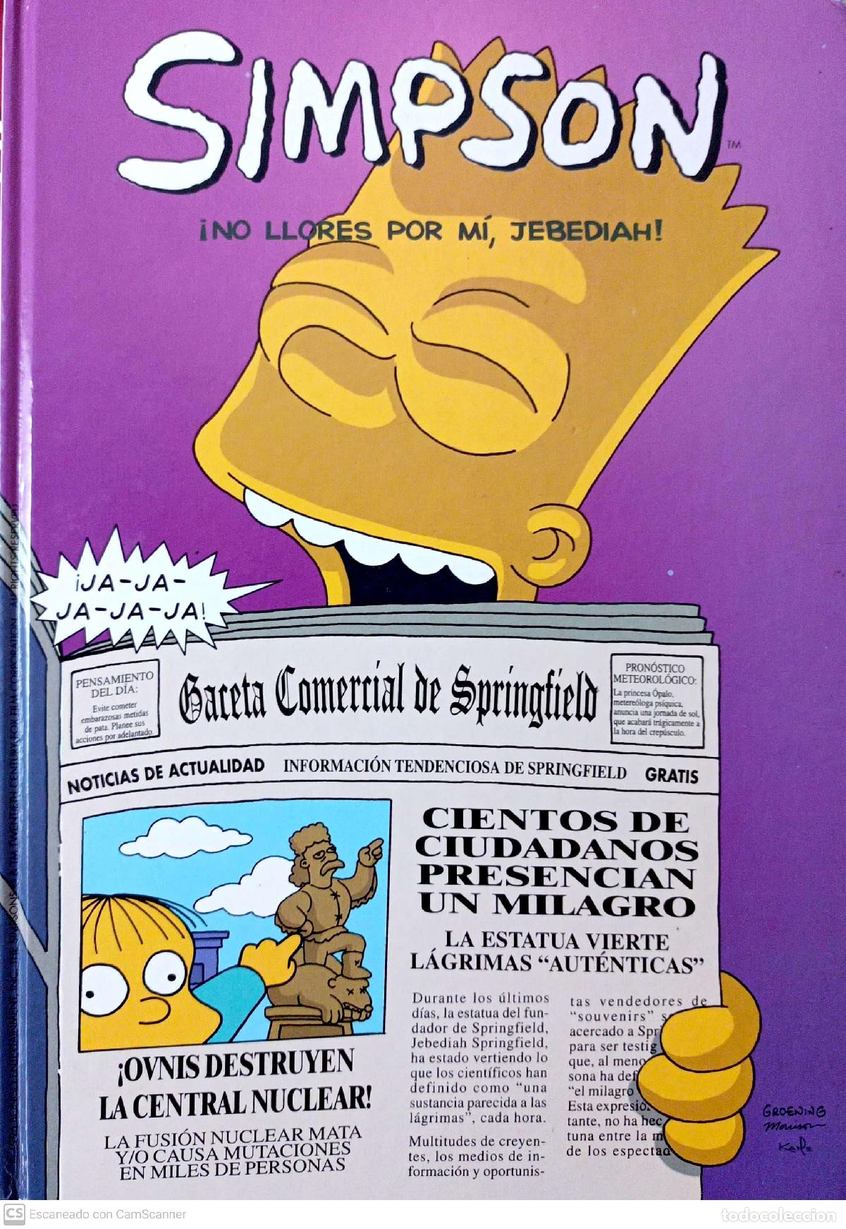 Libros: Simpson. &iexcl;No llores por mi, Jebediah - Foto 1