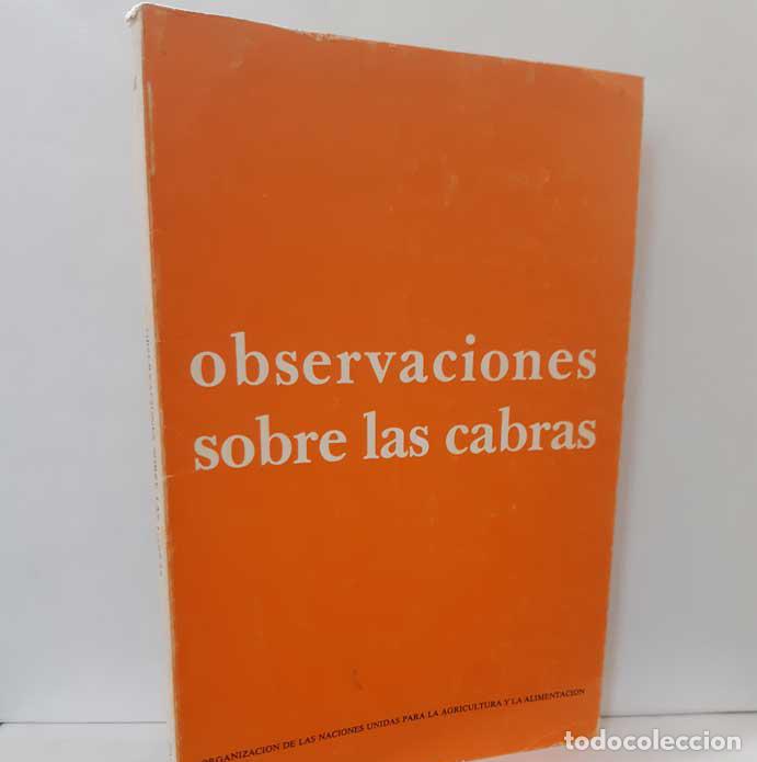 Libros: OBSERVACIONES SOBRE LAS CABRAS - FRENCH, M.H. - Foto 1