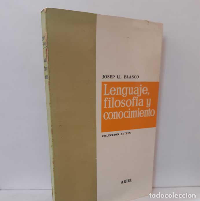 Libros: LENGUAJE, FILOSOF&Iacute;A Y CONOCIMIENTO - BLASCO, JOSEP LL. - Foto 1