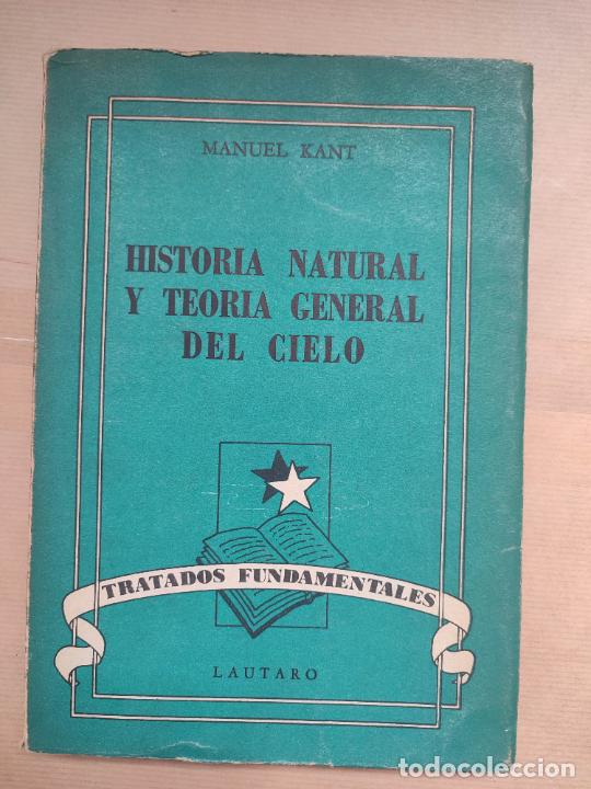 Libros: Historia natural y teoria general del cielo - Manuel Kant - Foto 1