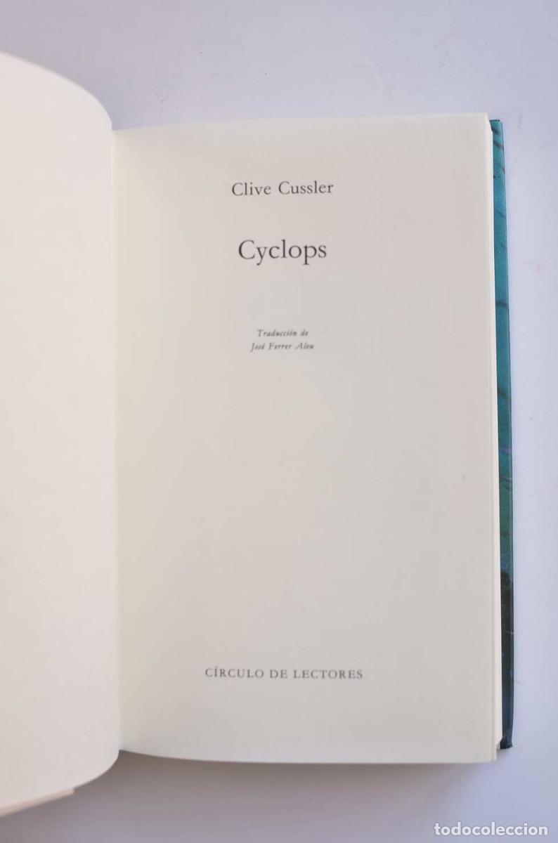Libros: Cyclops - CUSSLER, Clive - Foto 3