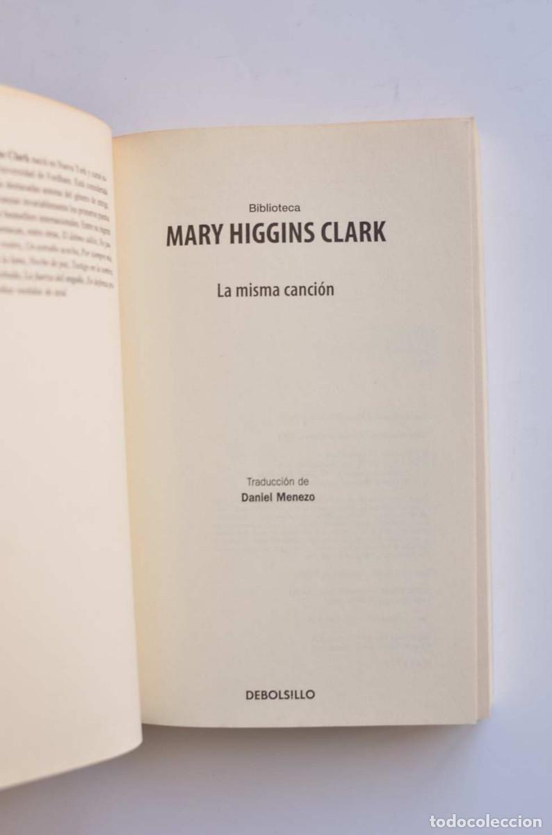 Libros: La misma canci&oacute;n - CLARK, Mary Higgins - Foto 2