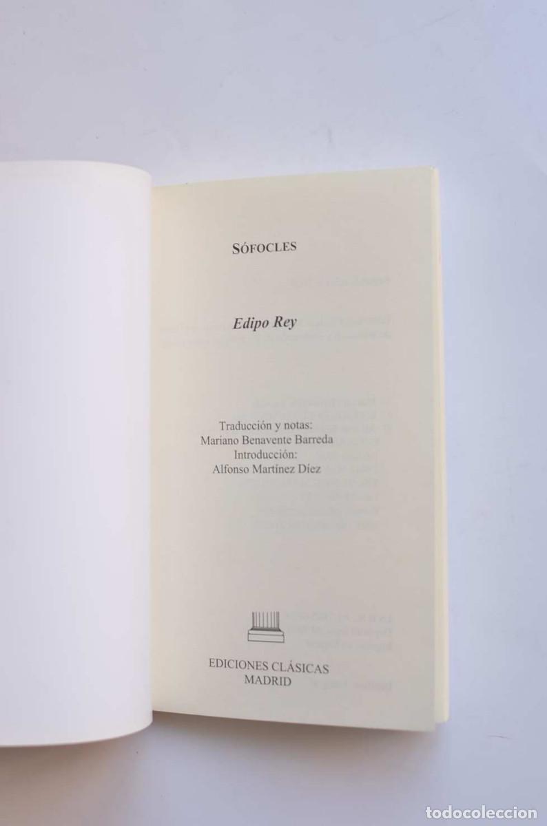 Libros: Edipo Rey - S&Oacute;FOCLES - Foto 2