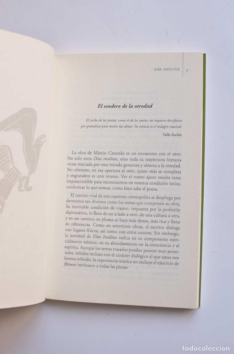 Libros: D&iacute;as ins&oacute;litos - CATUNDA, M&aacute;rcio - Foto 4