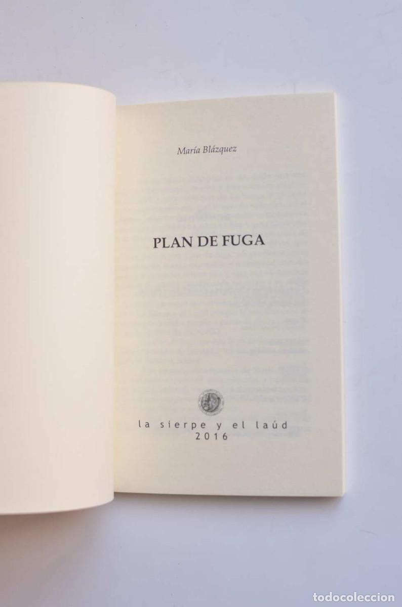 Libros: Plan de fuga - BL&Aacute;ZQUEZ, Mar&iacute;a - Foto 2