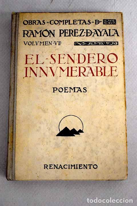 Libros: El sendero innumerable.- P&eacute;rez De Ayala, Ram&oacute;n - Foto 1