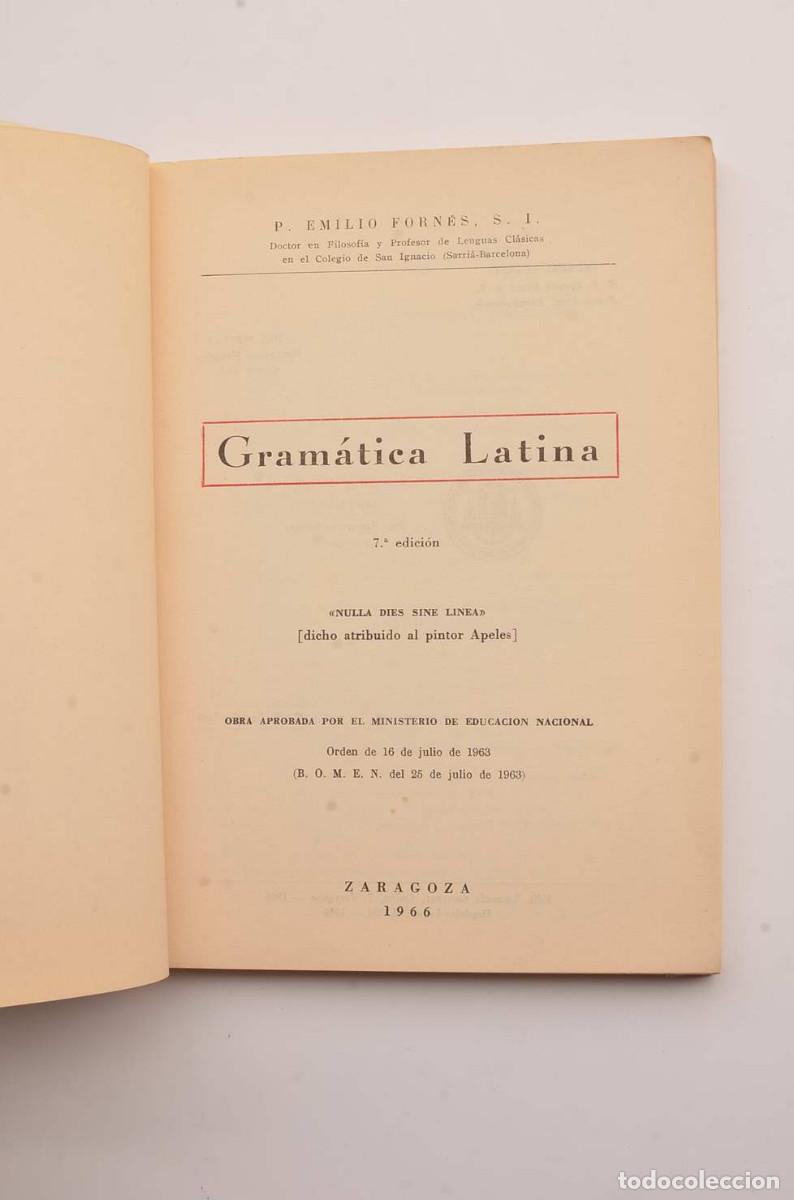 Libros: Gramatica latina - FORN&Eacute;S, Emilio - Foto 2
