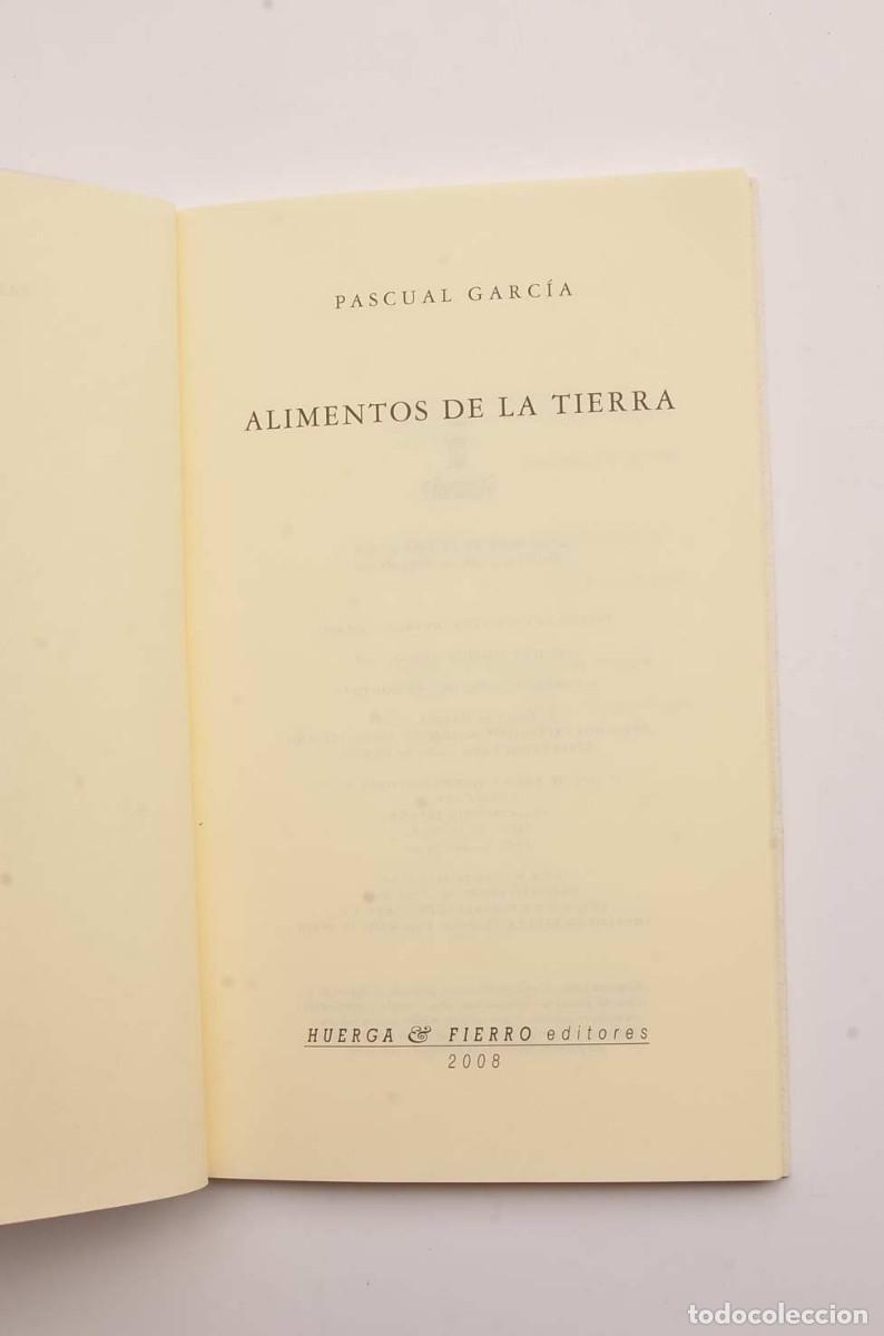 Libros: Alimentos de la tierra - GARC&Iacute;A, Pascual - Foto 2