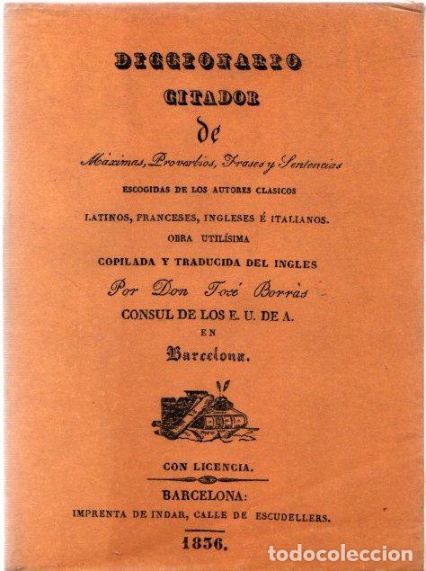 Libri di seconda mano: Diccionario citador de m&aacute;ximas, proverbios, frases y sentencias - Borr&aacute;s, Jos&eacute;