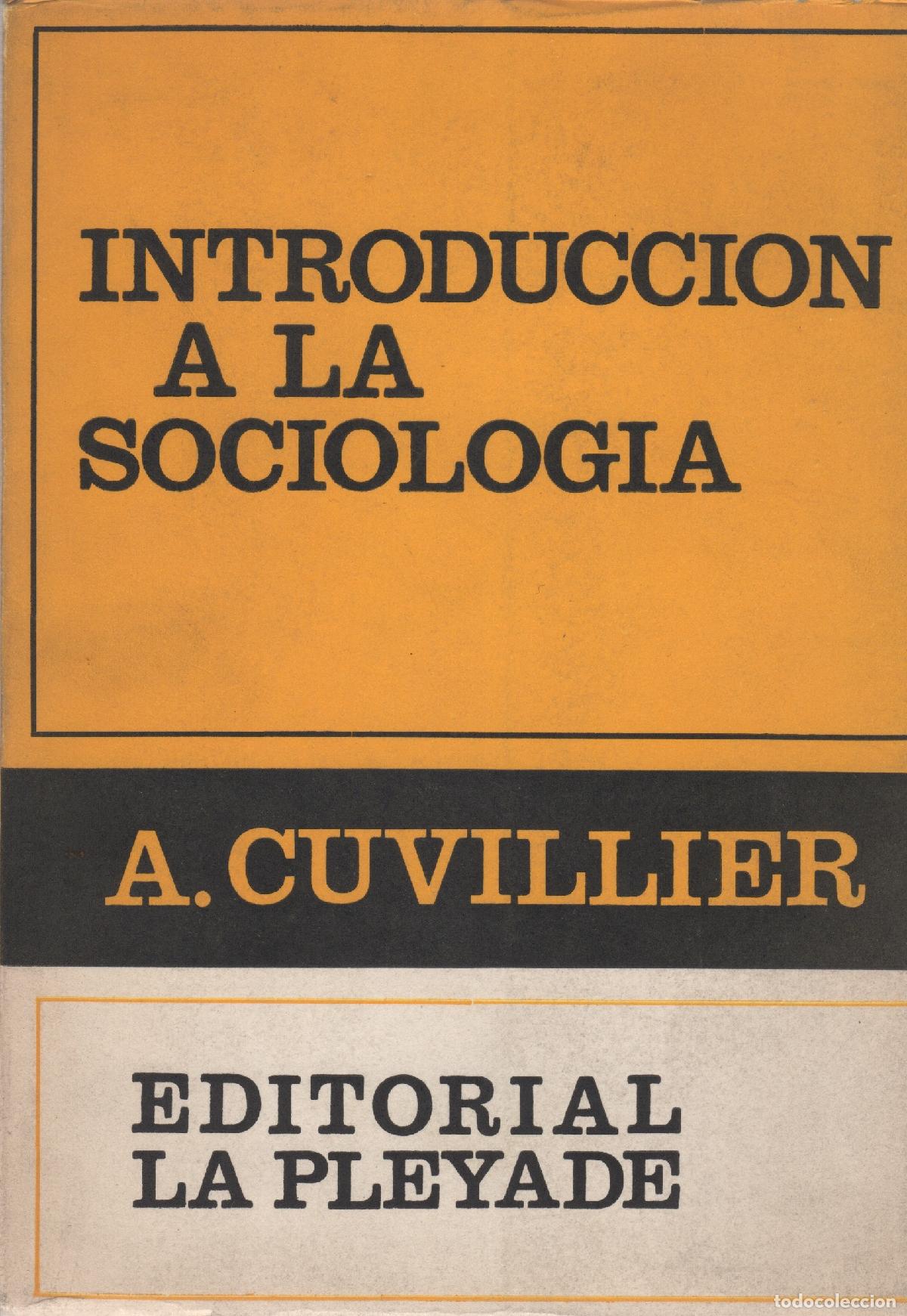 Libros: Introducci&oacute;n a la sociolog&iacute;a - Cuvillier, A. - Foto 1