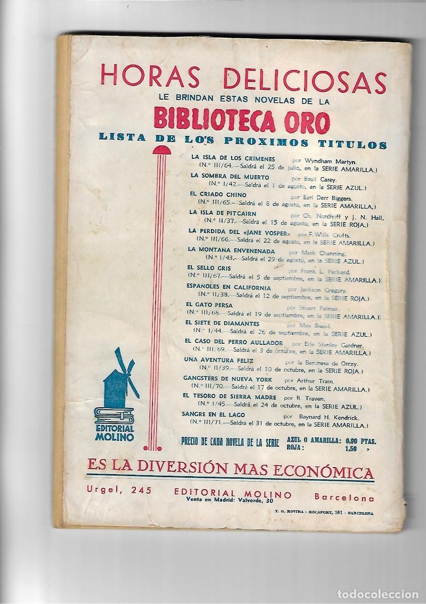 Libros: Molino. Biblioteca oro. Serie roja. 36 - Foto 2