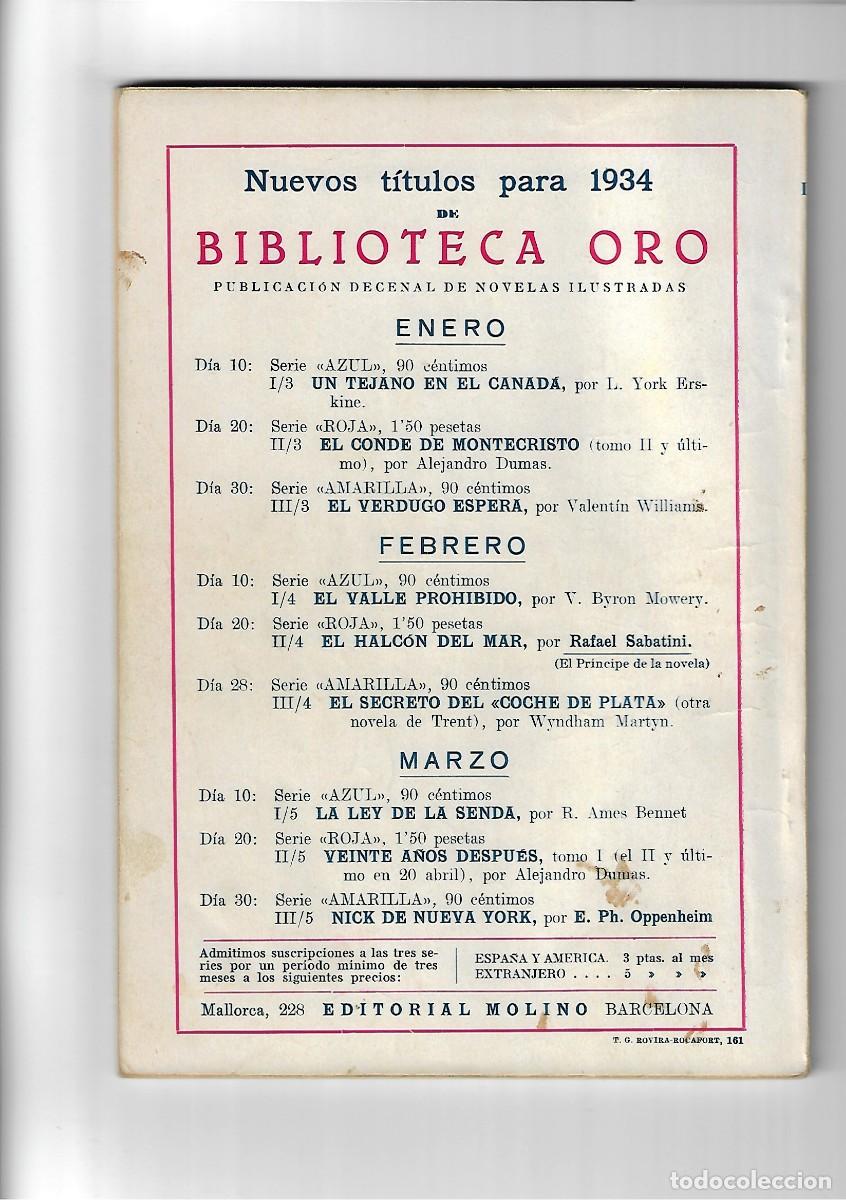 Libros: Molino. Biblioteca oro. 3. 1&ordf; serie amarilla. - Foto 2