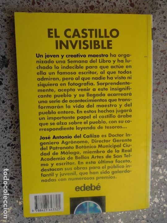 Libros: EL CASTILLO INVISIBLE - JOS&Eacute; ANTONIO DEL CA&Ntilde;IZO - EDEB&Eacute; 1996. - Foto 2