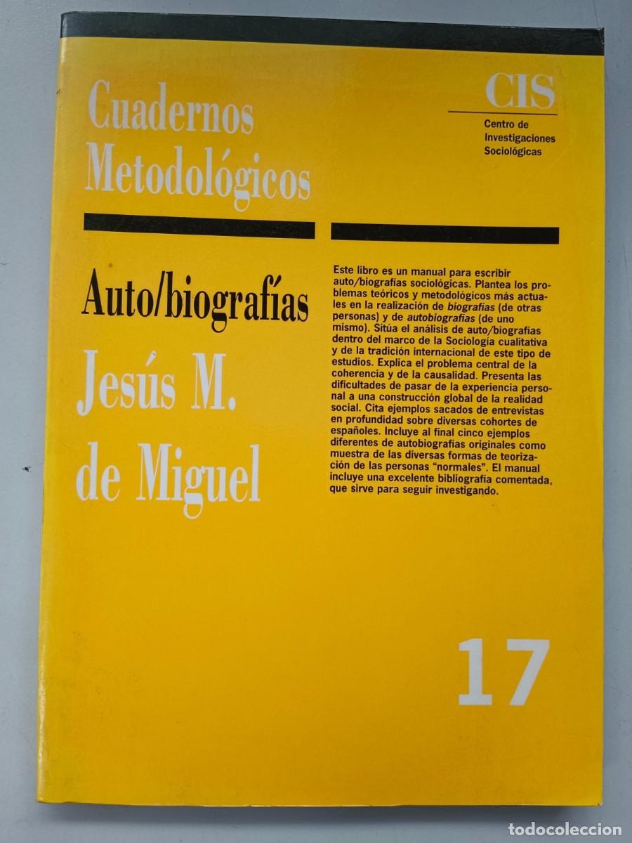 Libros: AUTO/BIOGRAFIAS - Jesus M. de Miguel - Foto 1