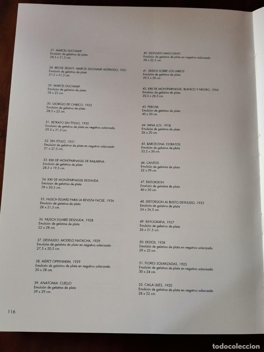 Libros: MAN RAY. SALA PROVINCIA.LE&Oacute;N 1995. - Foto 3