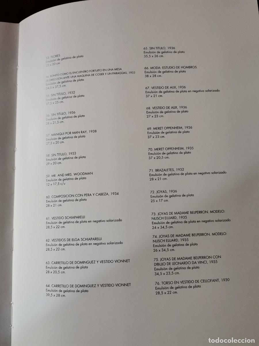 Libros: MAN RAY. SALA PROVINCIA.LE&Oacute;N 1995. - Foto 4