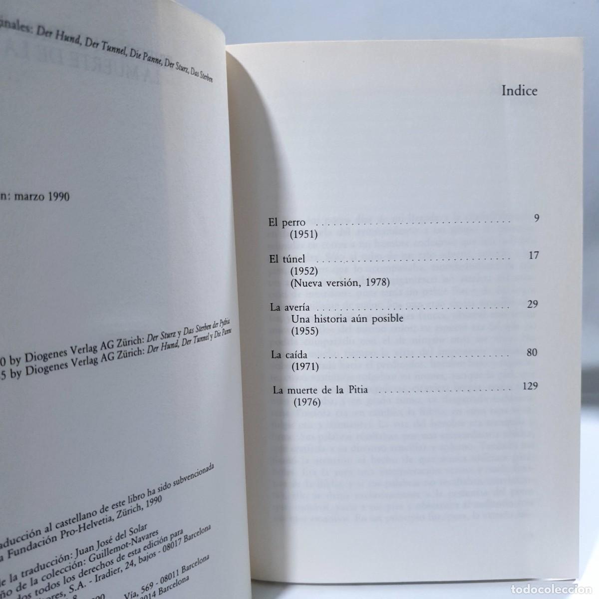 Libros: LA MUERTE DE LA PITIA - Friedrich D&uuml;rrenmatt ~ - Foto 6