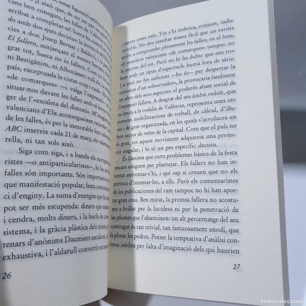 Libros: COMBUSTIBLE PER A FALLES - Joan Fuster ~ - Foto 5