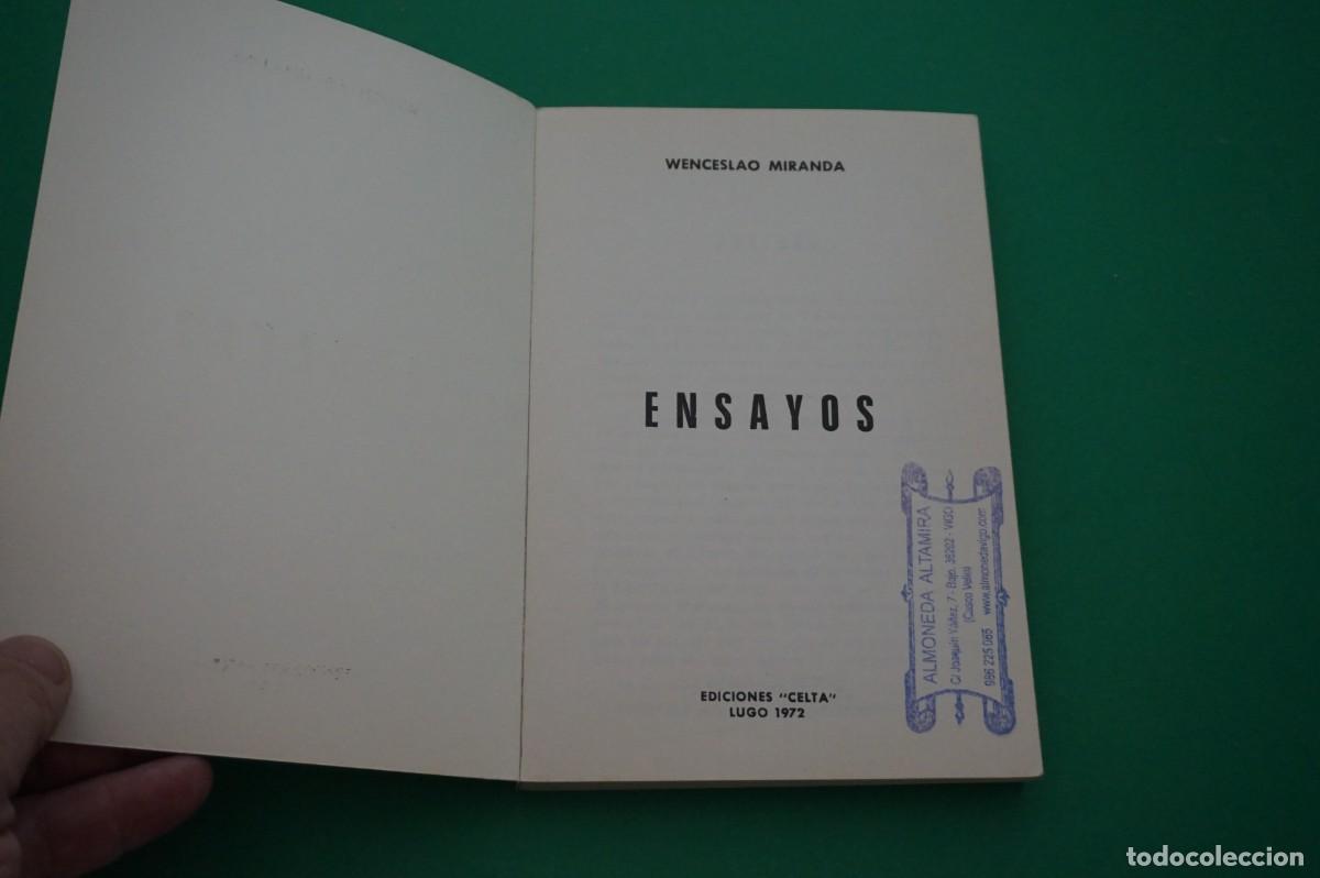Libros: AMF-30B/ ENSAYOS - WENCESLAO MIRANDO / EDICIONES CELTA - Foto 1