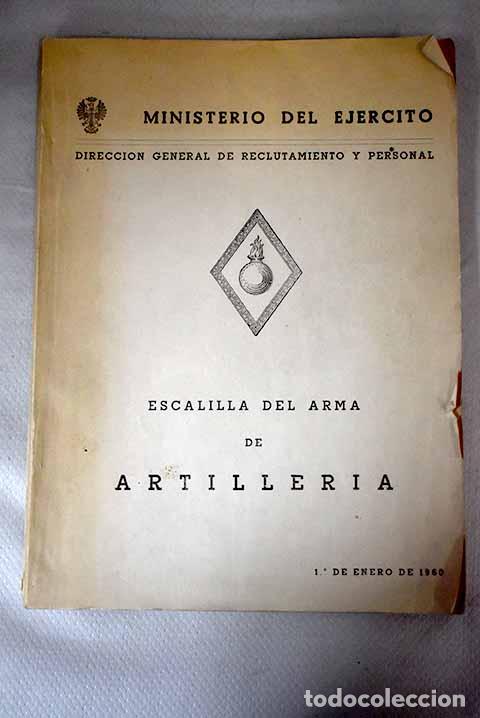 B&uuml;cher: Escalilla del arma de artiller&iacute;a