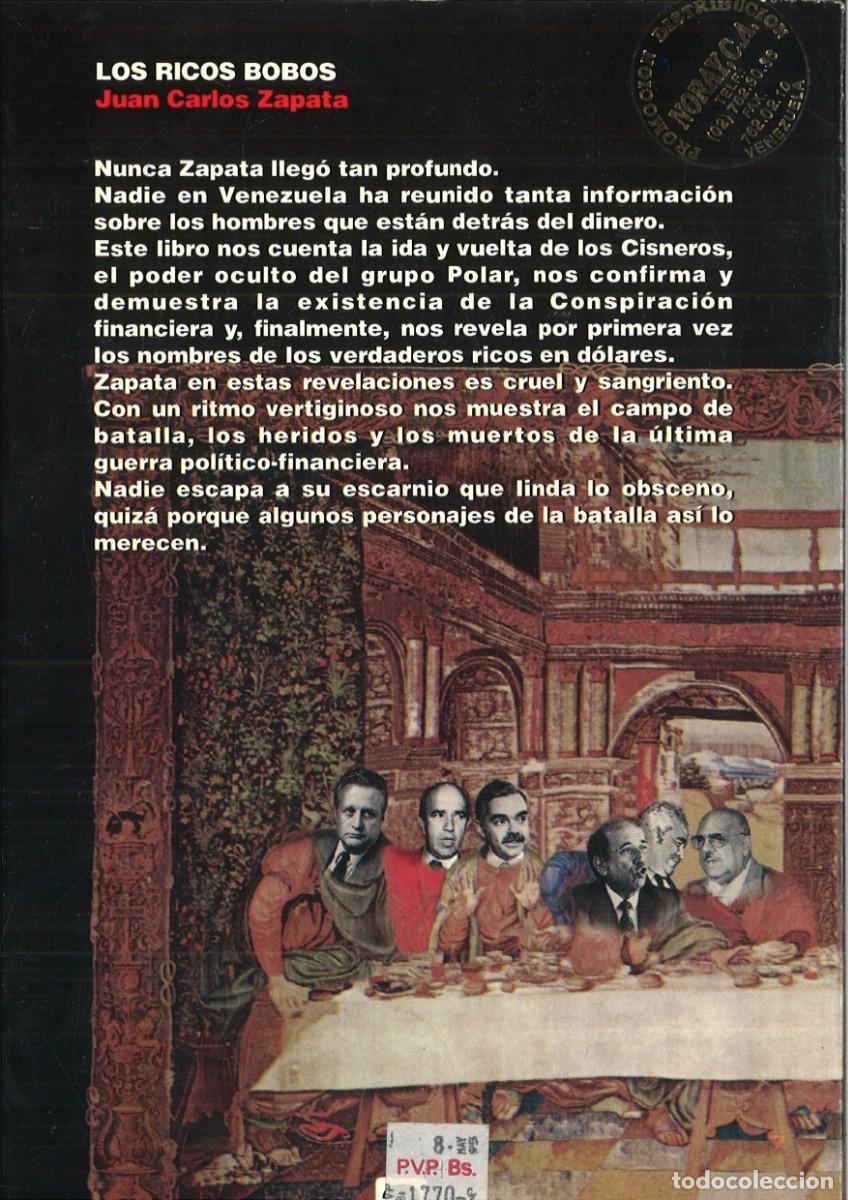 Libros: LOS RICOS BOBOS. Juan Carlos Zapata - Foto 2