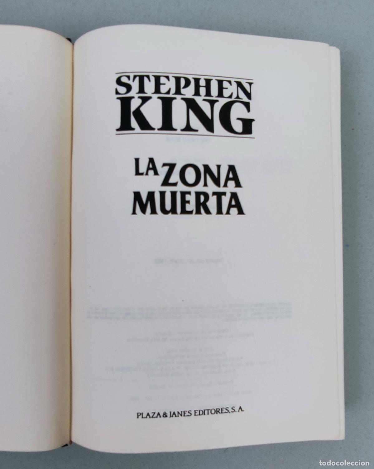 Libros: LA ZONA MUERTA - STEPHEN KING - 1992 - Primera Edici&oacute;n - Foto 3