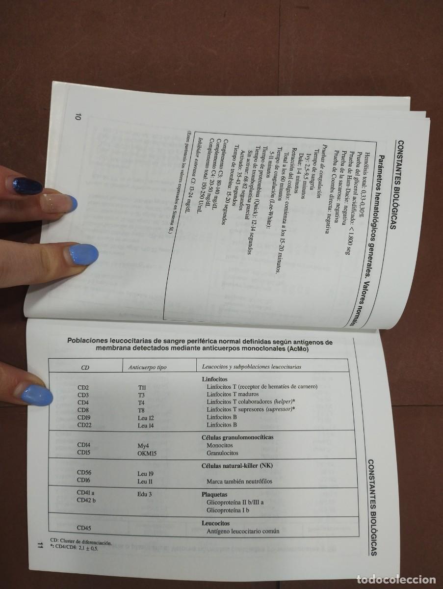 Libros: CONSTANTES BIOL&Oacute;GICAS: PAR&Aacute;METROS FUNCIONALES Y OTROS DATOS DE USO HABITUAL EN LA PR&Aacute;CTICA M&Eacute;DICA - Foto 3