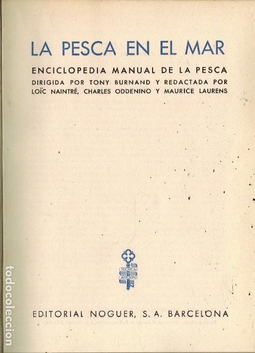Libros: LA PESCA EN EL MAR - Foto 1