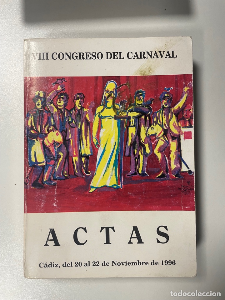 Libros: Carnaval, C&aacute;diz, actas del octavo congreso - Foto 1