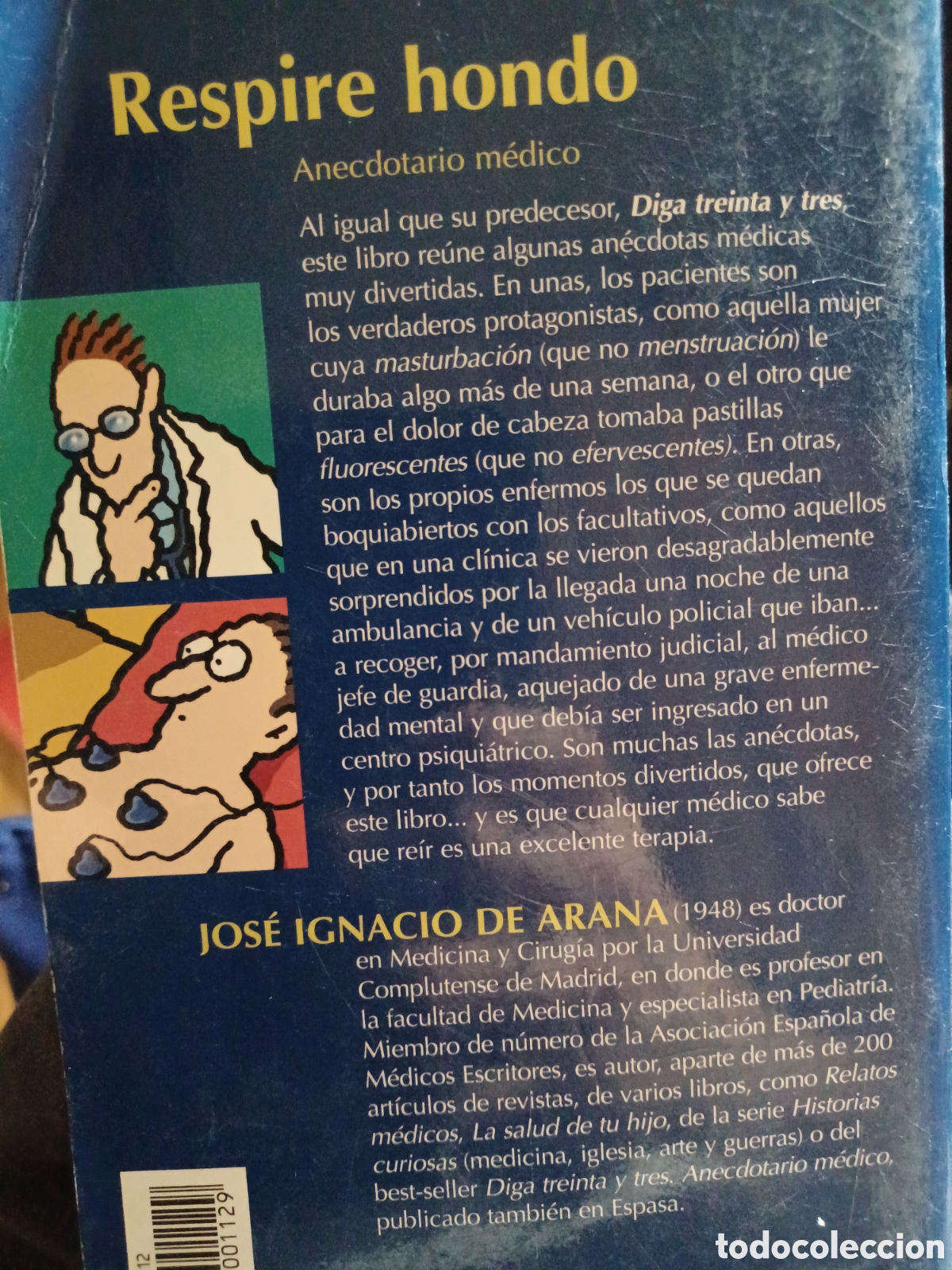Libros: Barybook 194 Respire hondo Jos&eacute; Ignacio Arana Espasa - Foto 2