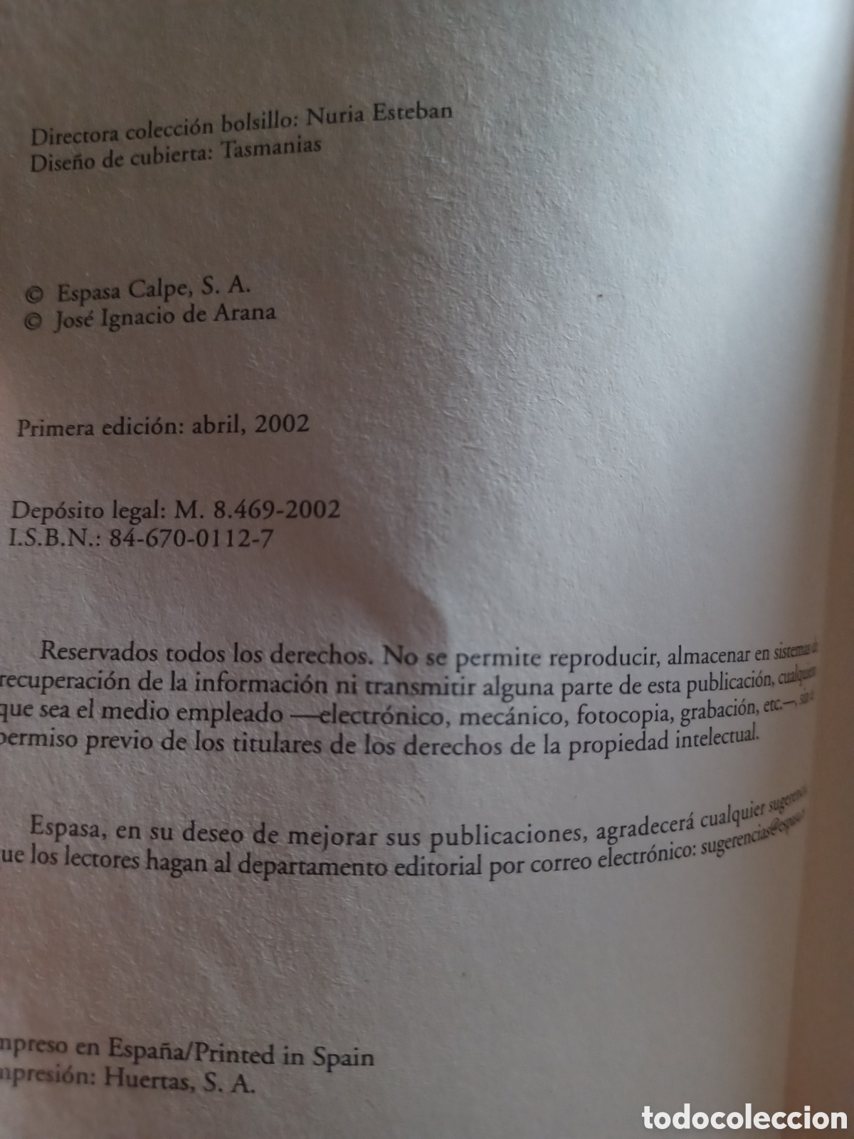 Libros: Barybook 194 Respire hondo Jos&eacute; Ignacio Arana Espasa - Foto 4