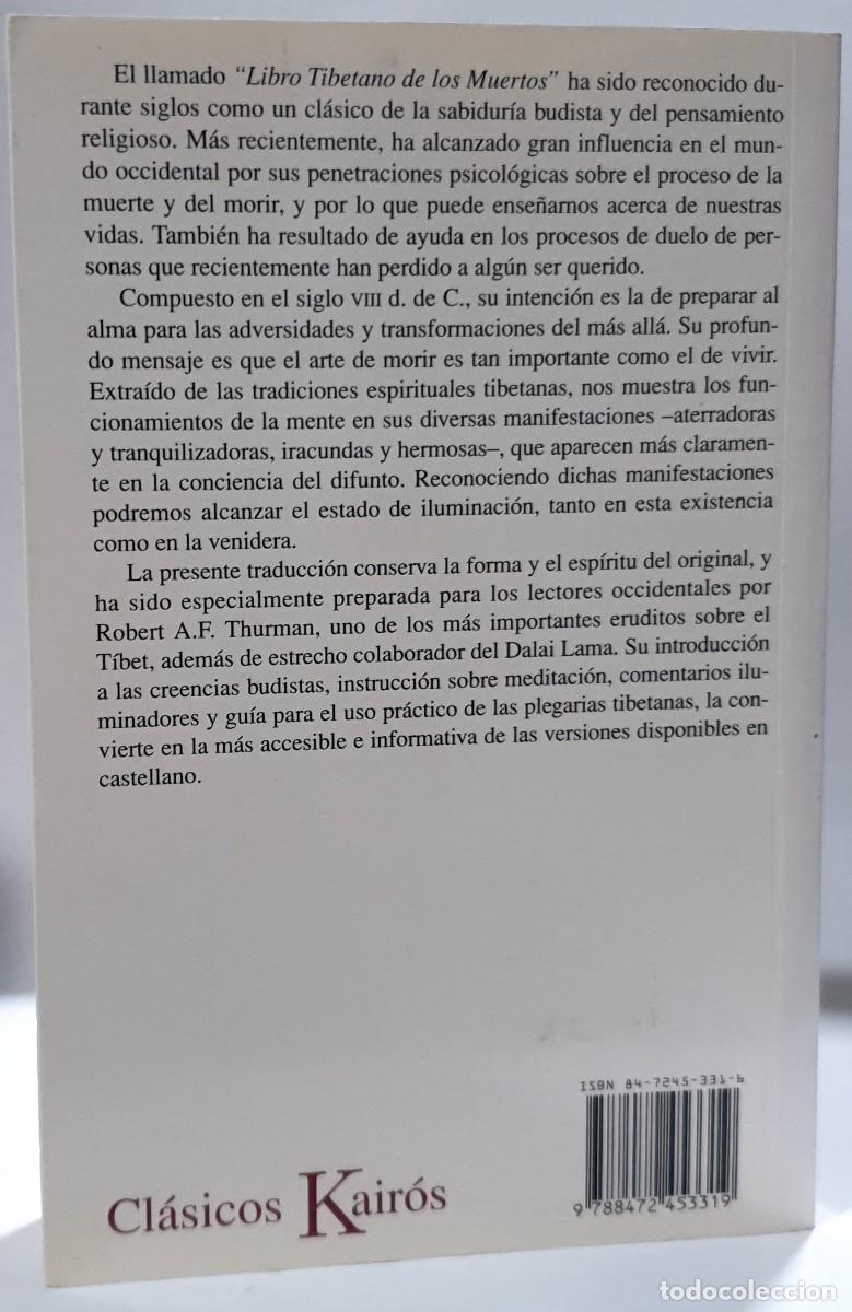 Libros: EL LIBRO TIBETANO DE LOS MUERTOS - Padma Sambhava - Foto 2