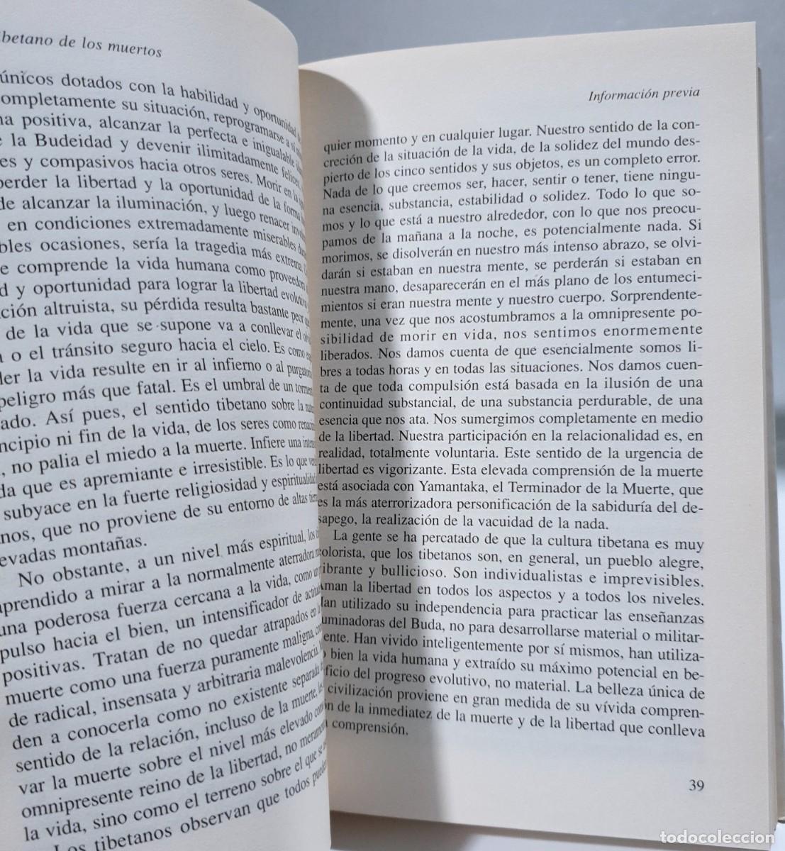 Libros: EL LIBRO TIBETANO DE LOS MUERTOS - Padma Sambhava - Foto 6