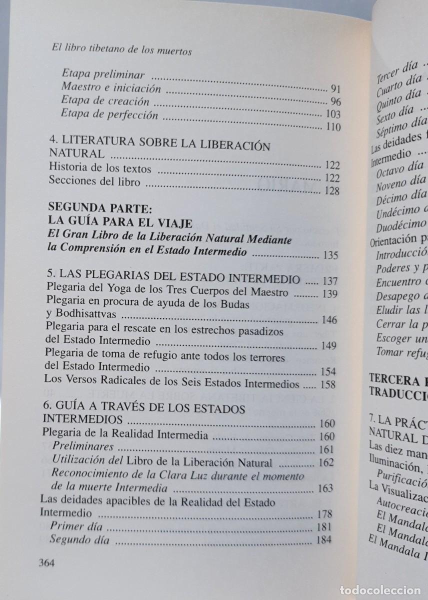 Libros: EL LIBRO TIBETANO DE LOS MUERTOS - Padma Sambhava - Foto 9