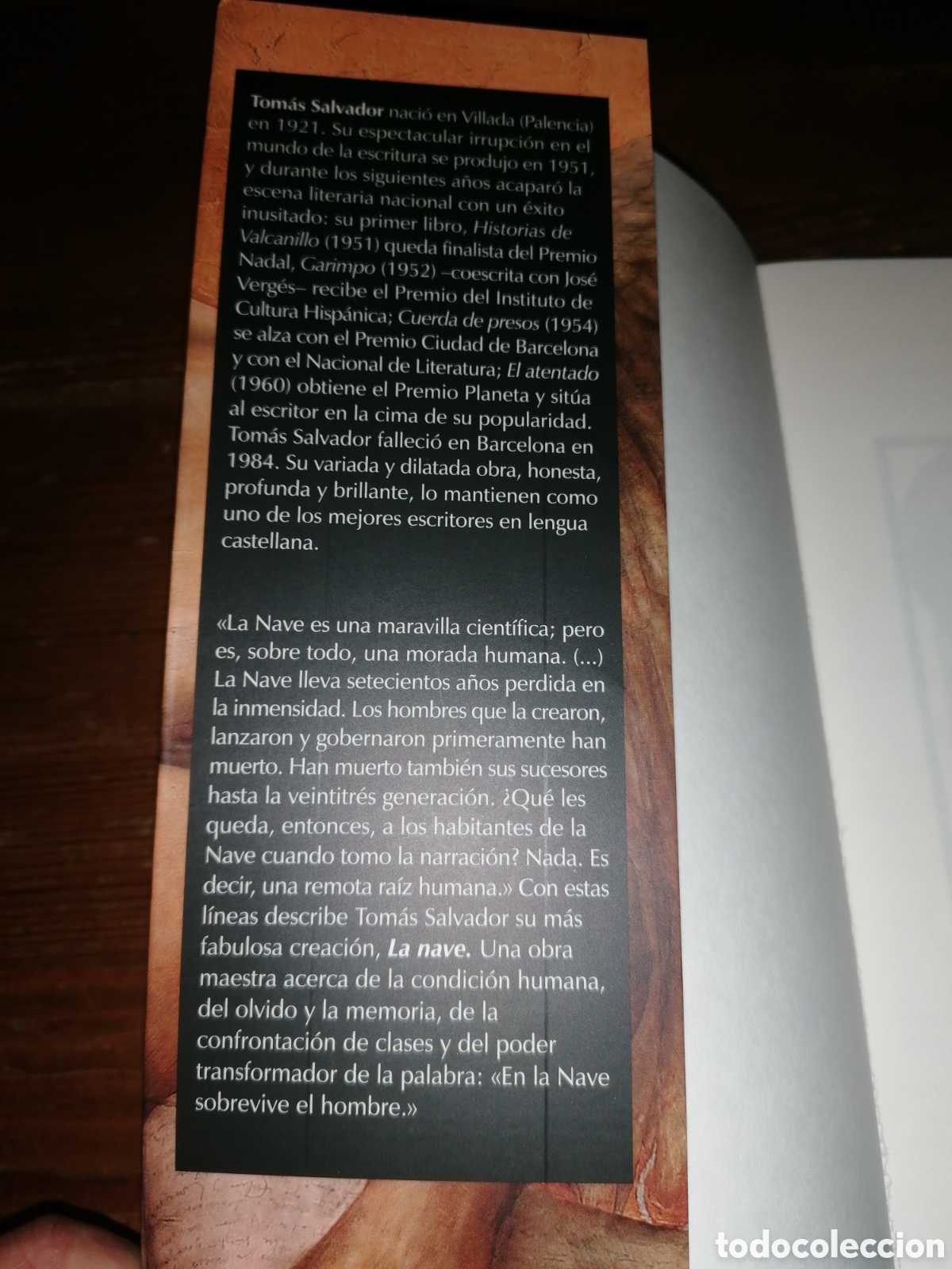 Libros: LA NAVE - Tom&aacute;s Salvador - Primera edici&oacute;n, 2005 - Foto 3