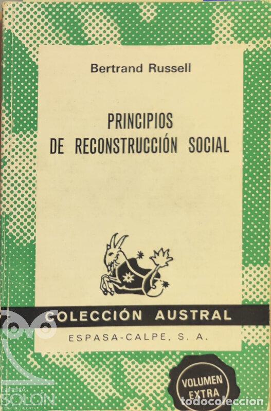 Libros: Principios de reconstrucci&oacute;n social - Bertrand Russell - Foto 1