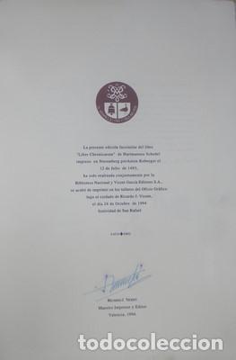 Libros: Liber Chronicarum. Facsimil. Ejemplar numerado - Foto 7