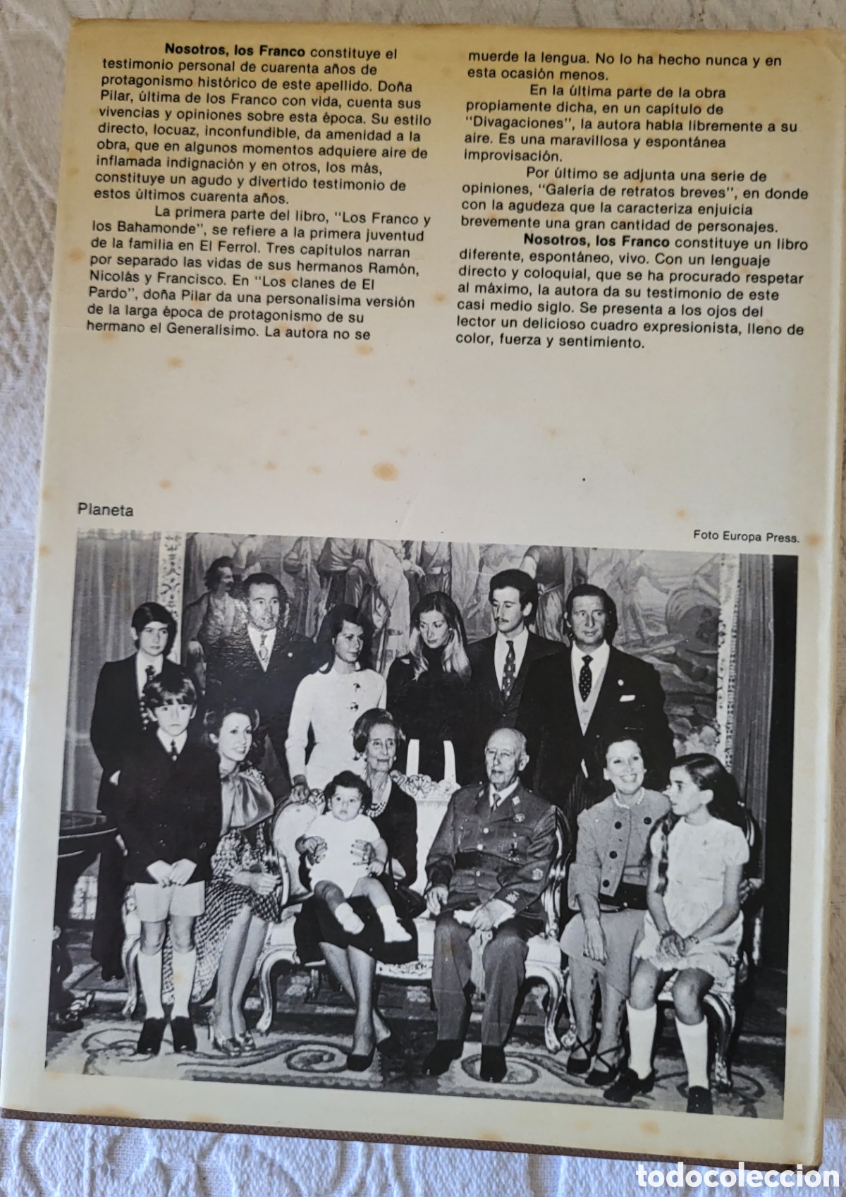 Libros: Nosotros los Franco/PILAR FRANCO - Foto 2