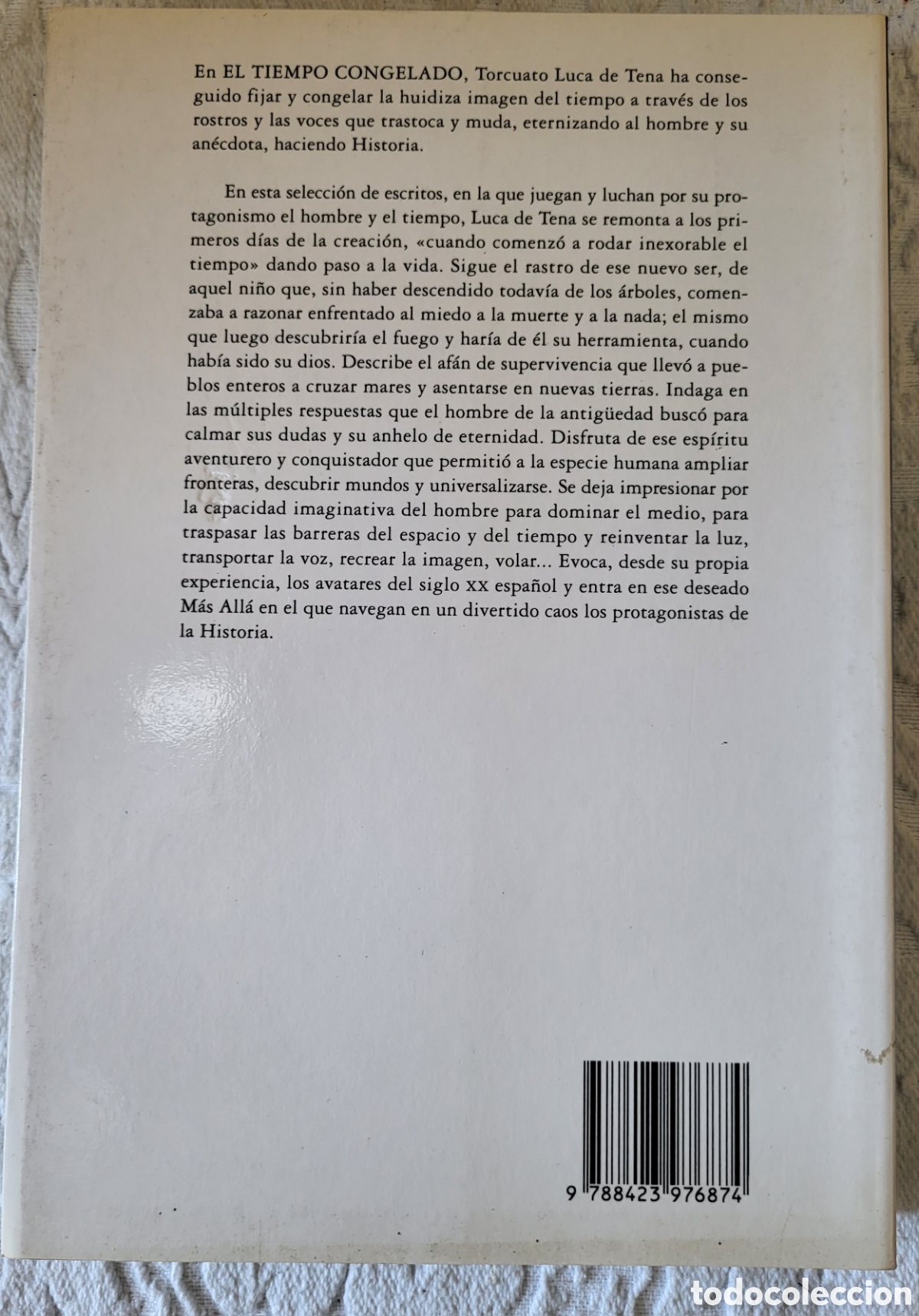Libros: El tiempo congelado/TORCUATO LUCA DE TENA - Foto 2