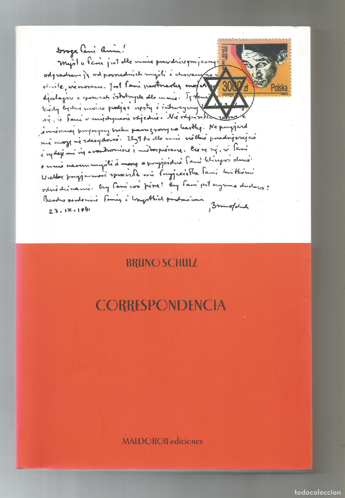 Libros: Correspondencia. - SCHULZ, Bruno: - Foto 1