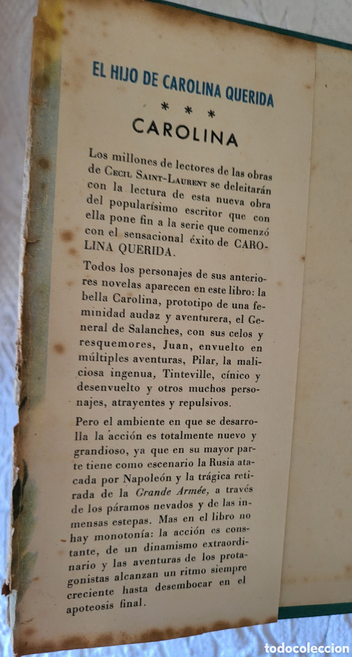 Libros: El Hijo de Carolina Querida/CECIL SAINT-LAURENT - Foto 3