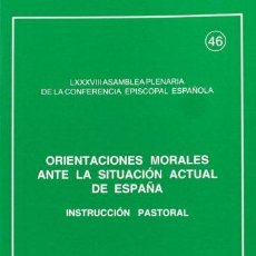 Libros: ORIENTACIONES MORALES ANTE LA SITUACION ACTUAL DE ESPAÑA (9788471416155)