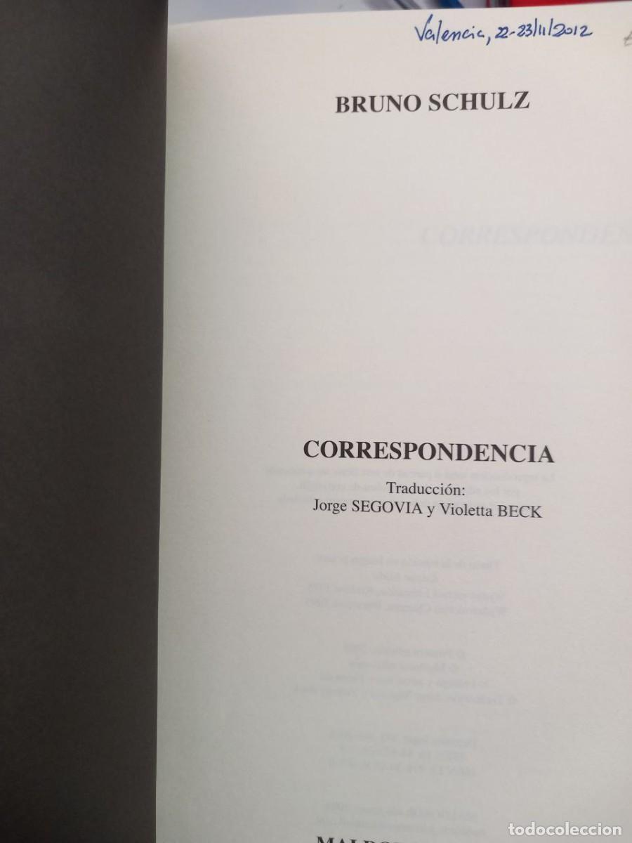 Libros: Correspondencia. - SCHULZ, Bruno: - Foto 5