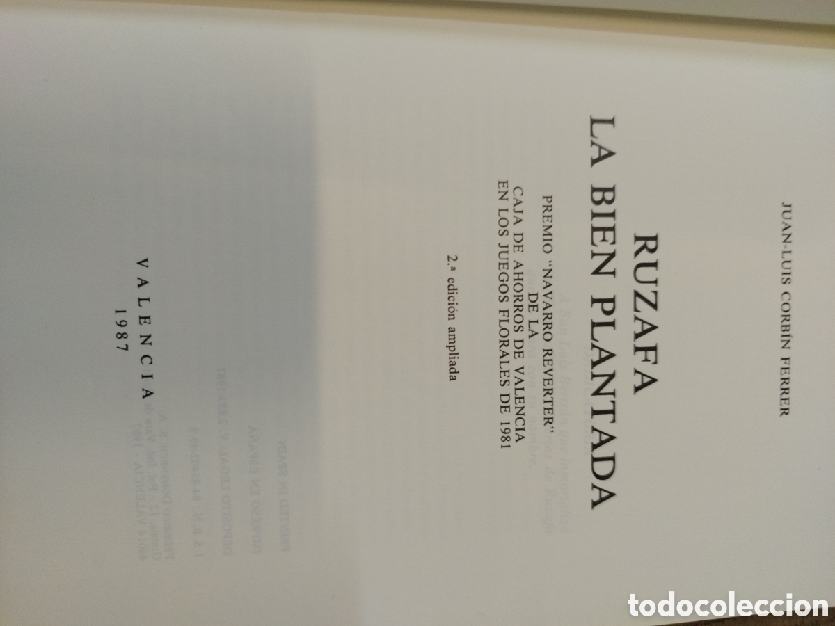 Libros: RUZAFA LA BIEN PLANTADA - CORBIN FERRER, Juan Luis - Foto 3