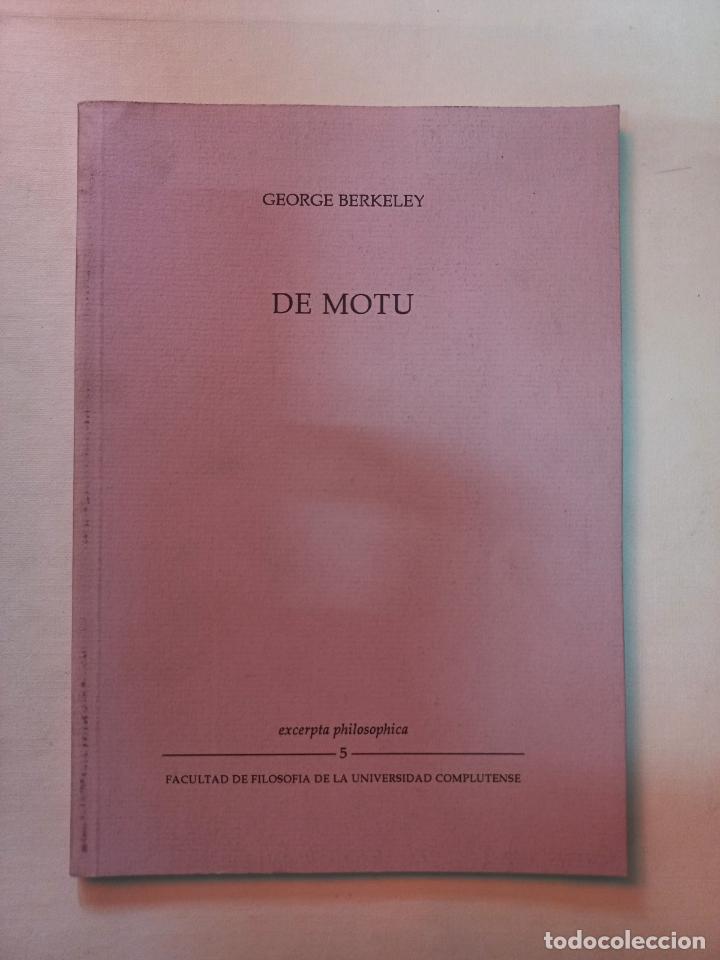 Libros: George Berkeley; Ana Rioja, trad. - De motu (ed. biling&uuml;e) - Foto 1