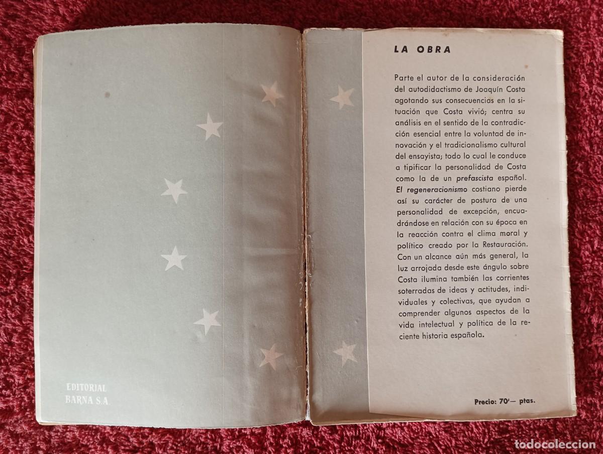 Libros: COSTA Y EL REGENERACIONISMO - E. TIERNO GALV&Aacute;N - Foto 8