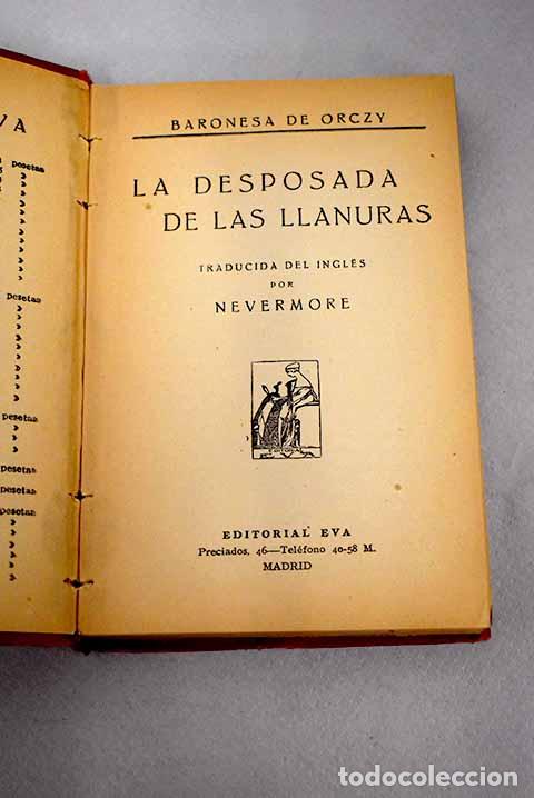 Libros: La desposada de las llanuras.- Baronesa de Orczy - Foto 1