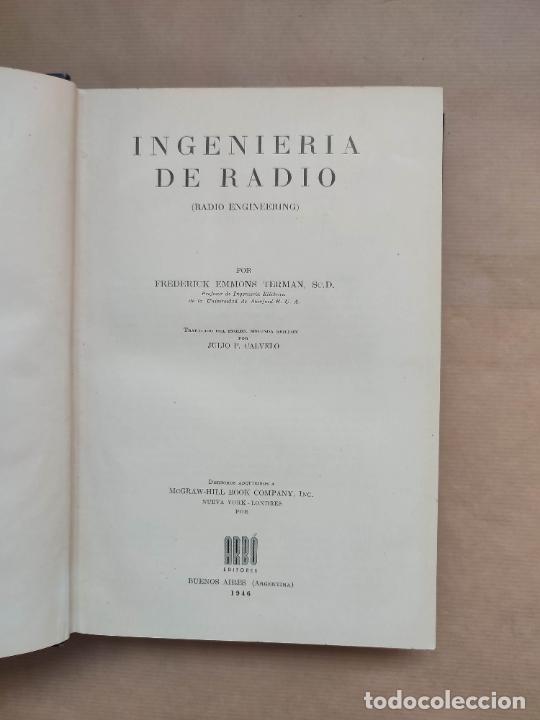 Libros: INGENIERIA DE RADIO. - EMMONS TERMAN. - Foto 1
