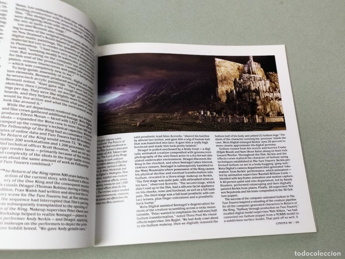 Libros: CINEFEX 96 - RETURN OF THE KING - PETER PAN - MASTER AND COMMANDER - Foto 2