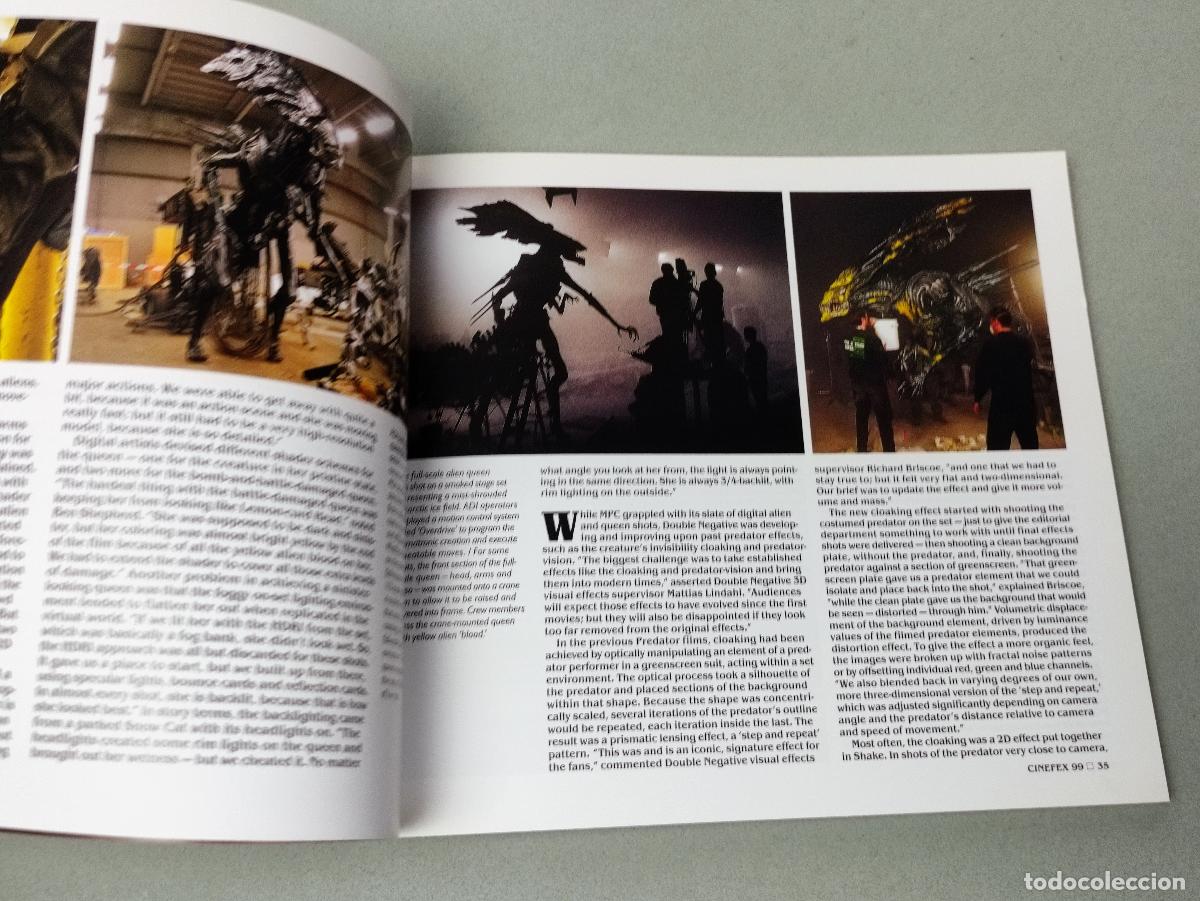 Libros: CINEFEX 99 - SPIDER-MAN 2 - ALIEN VS. PREDATOR - HARRY POTTER 3 - I, ROBOT - Foto 2